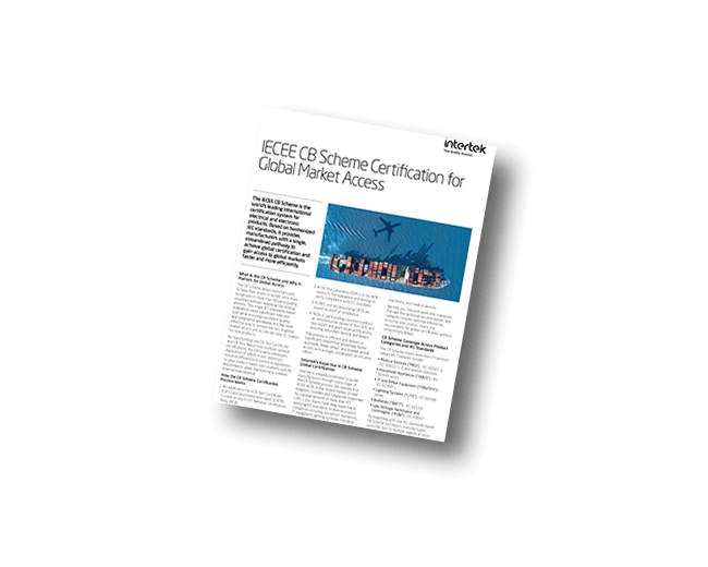 CB Scheme for Global Market Access | Fact Sheet