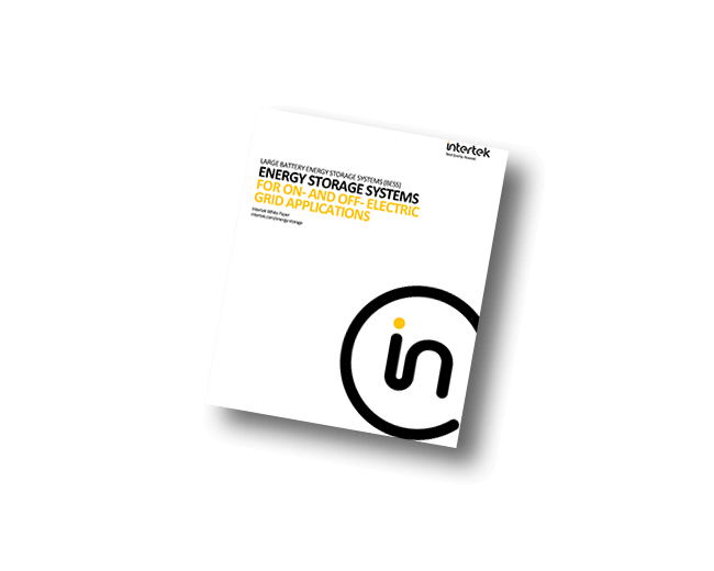 Battery Energy Storage Systems (BESS) for On- and Off-Electric Grid Applications | White Paper