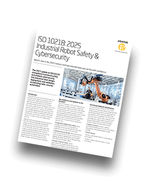 ISO 10218: 2025 Industrial Robot Safety & Cybersecurity | Fact Sheet