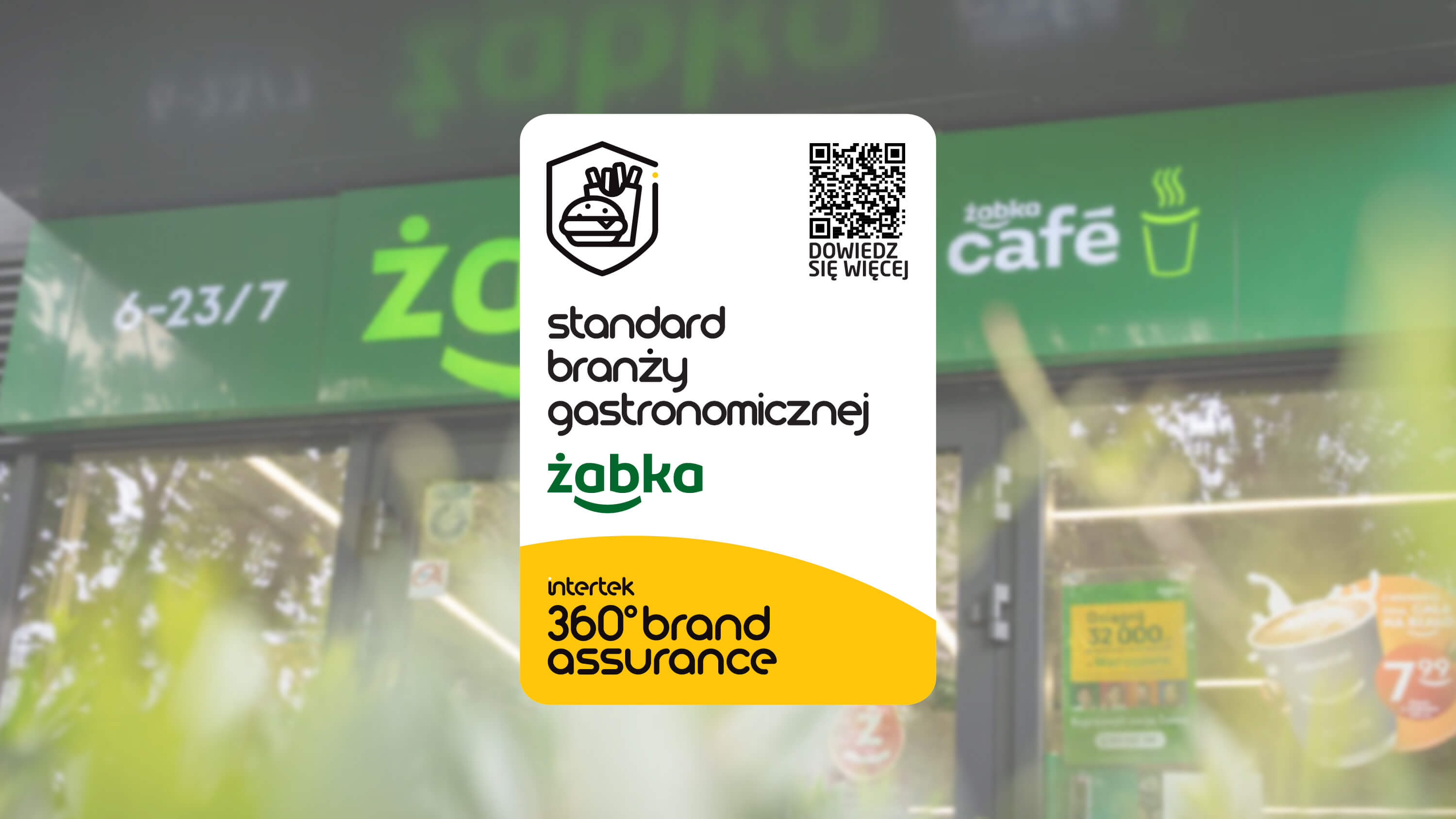 Zabka 360 Brand Assurance Decal