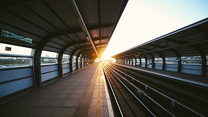 vista dalla stazione ferroviaria