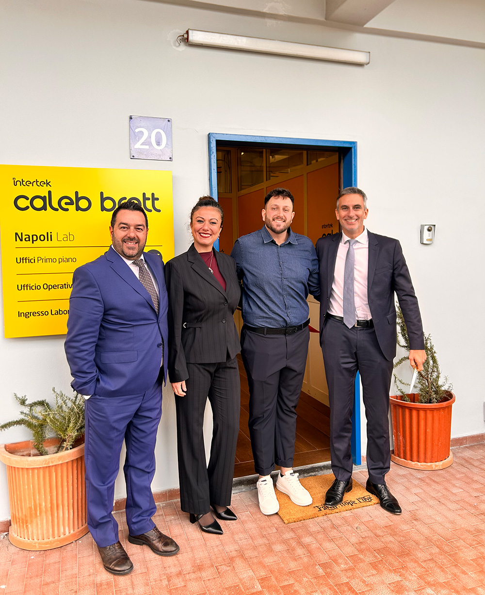 Group of Intertek employees at the opening of Naples Lab